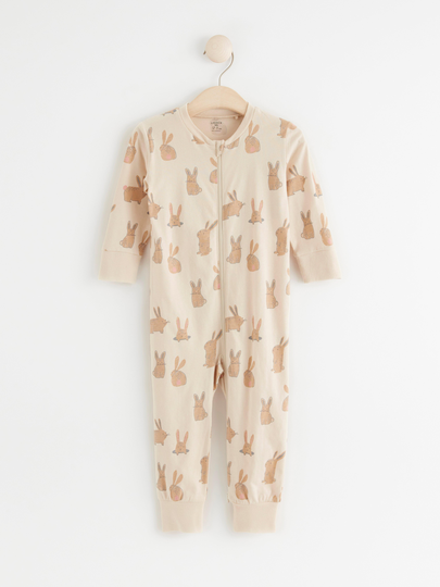 Pyjamas med kaniner