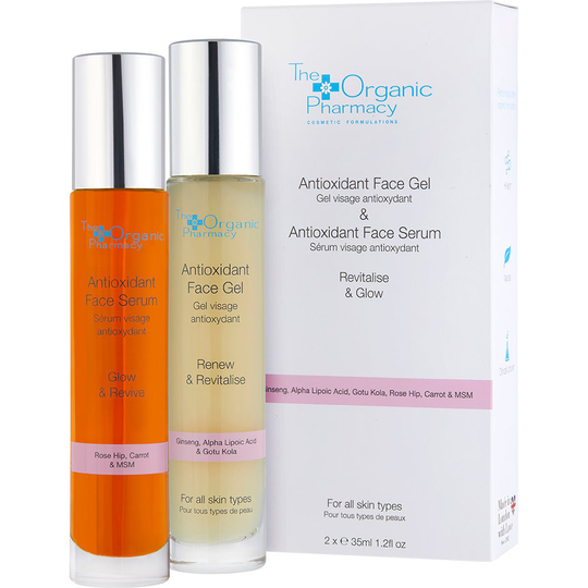 Antioxidant Face Serum + Antioxidant Face Gel, The Organic Pharmacy Ansiktsserum