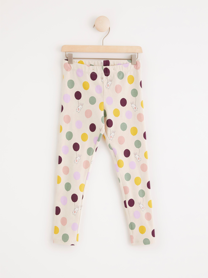 Leggings med ballonger och kaniner