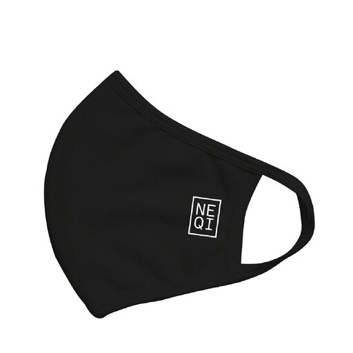 Reusable Face Mask Black, M-L 3-pack