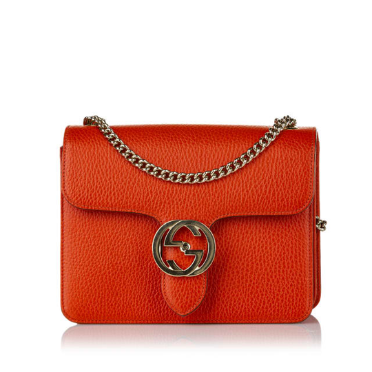 Gucci Interlocking G Leather Crossbody Bag