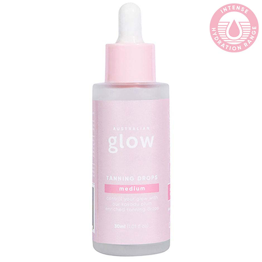 Self-Tan Drops with Kakadu Plum, 30 ml Australian Glow Brun utan sol (BUS)