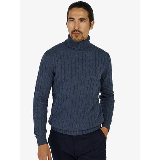 Turtleneck Ribbad Pimabomull