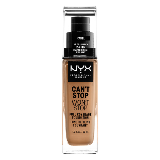 NYX Professional Makeup Cant Stop Wont Stop Foundation 12.5 Camel