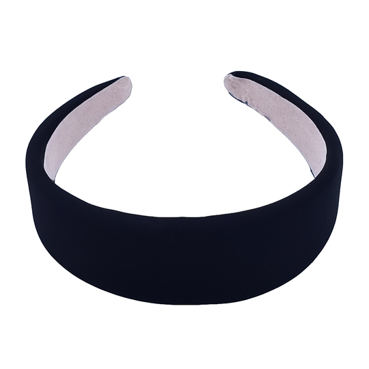 LYKO Diadem Satin Look Black