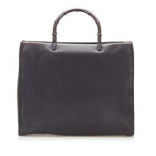 Gucci Bamboo Leather Satchel