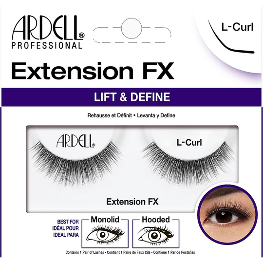 Extension FX L Curl, Ardell Lösögonfransar