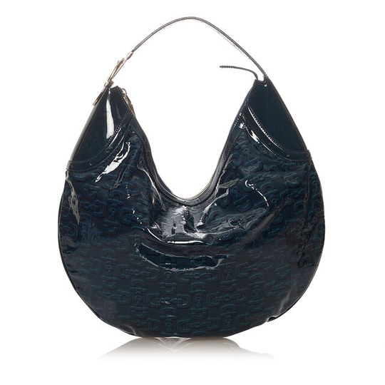 Gucci Horsebit Glam Patent Leather Hobo Bag