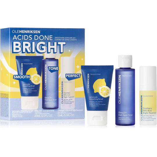 Ole Henriksen Acids Done Bright Smoothing Skincare Set 110 ml
