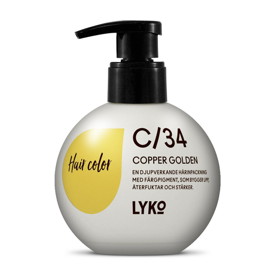 Lyko Haircolor C/34 Copper Golden 200ml Färgbomb