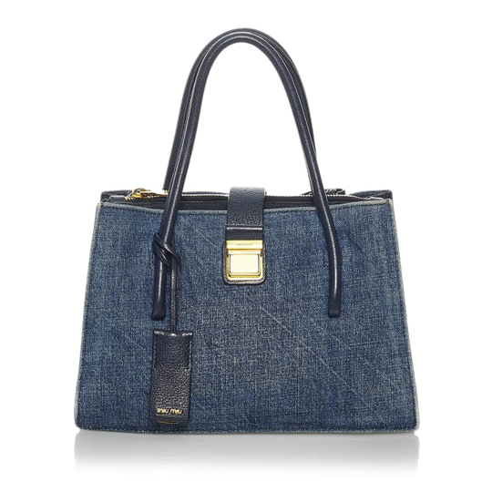 Miu Miu Denim Satchel