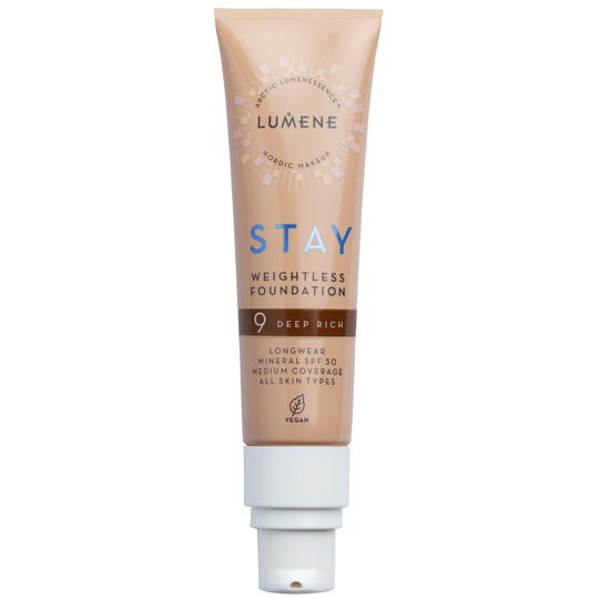 Lumene Stay Weightless Foundation SPF 30 9 Deep Rich