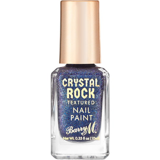 Barry M Crystal Rock Nail Paint Blue Sapphire