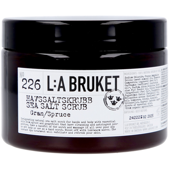 L:A Bruket 226 Havssaltskrubb Gran 420 g CosN 420 g