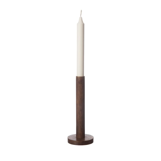 Ljusstake i trä 20 cm