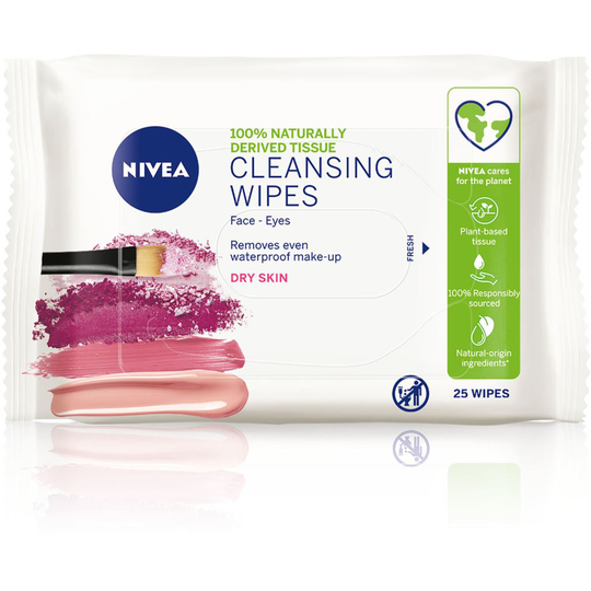 NIVEA Cleaning Wipes Face & Eyes Dry Skin 25 st