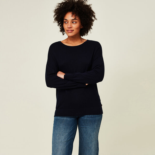 Valentina Merino/viscose Blend Crew Neck Sweater