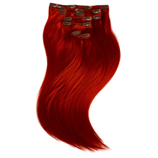 Rapunzel of Sweden Clip-on set Original 7 pieces 50 cm 6.0 Red Fire