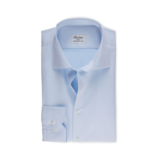 Slimline Shirt In Superior Twill Blue