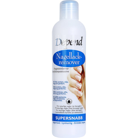 Depend Nagellackremover Supersnabb, 100 ml Depend Nagellacksborttagning