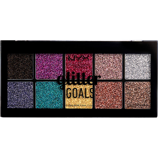 Glitter Goals Cream Pro Palette | Glittrande, krämig ögonskugga