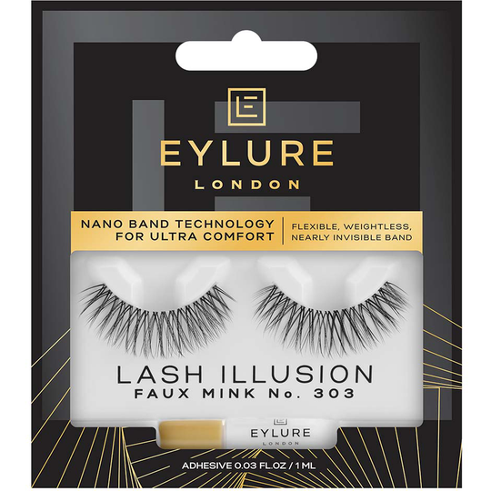 Lash Illusion No 303 Lashes, 1 ml Eylure Lösögonfransar