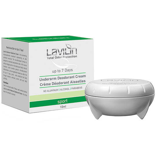 Underarm Deodorant Cream, 10 ml Lavilin Deodorant