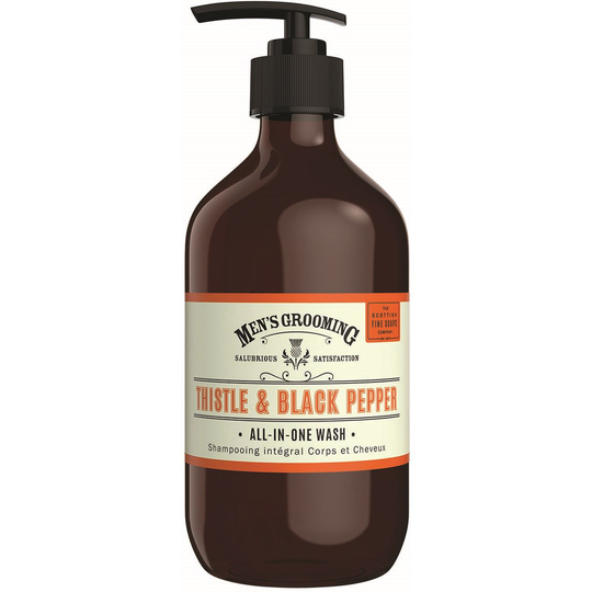 The Scottish Fine Soap Thistle & Black Pepper All-In-One Wash 500 ml
