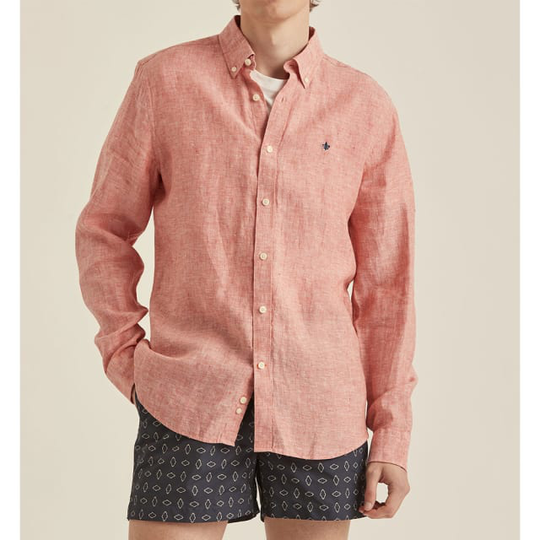 Douglas Linen Stripe Shirt