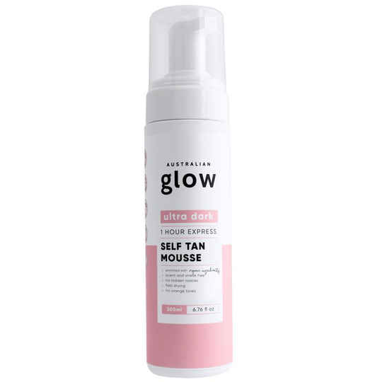 Australian Glow One Hour Express Self Tanning Mousse Ultra Dark