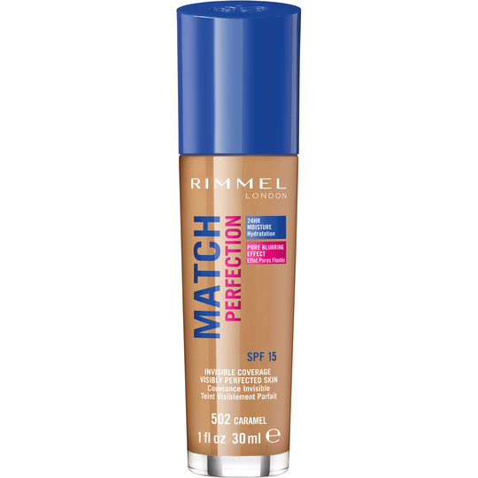 Rimmel Match Perfection Foundation 502 Caramel