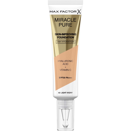 Max Factor Miracle Pure Skin-Improving Foundation 40 Light ivory