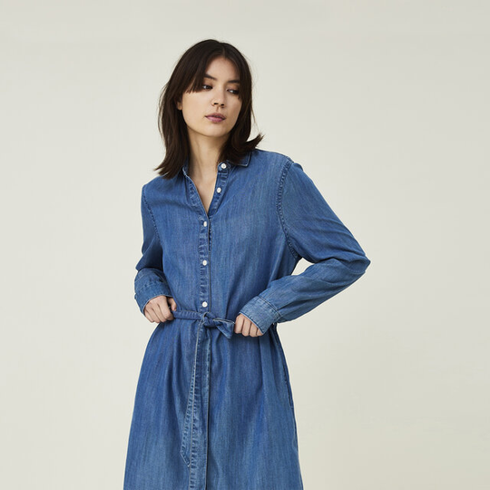Isa Lyocell Shirt Dress