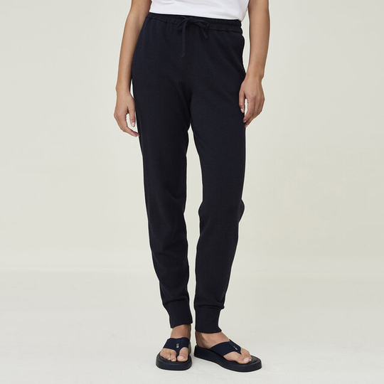 Elyssa Organic Cotton/lyocell Knitted Pants