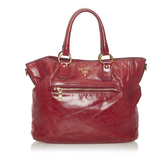 Prada Vitello Lux Tote Bag