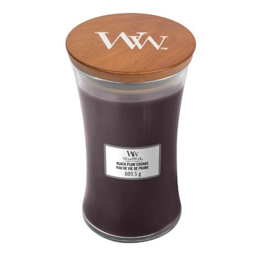 WoodWick Black Plum Cognac Large L