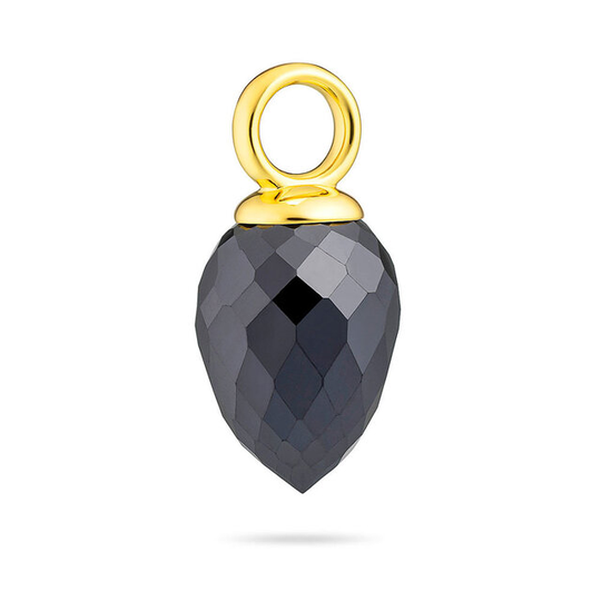 Signature Eternal Drop Pendant Black Spinel