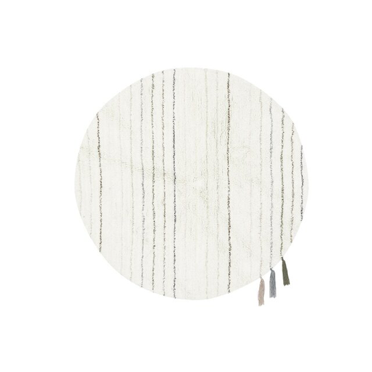 Tvättbar Ullmatta Woolable Arona Round, 120x120 Cm