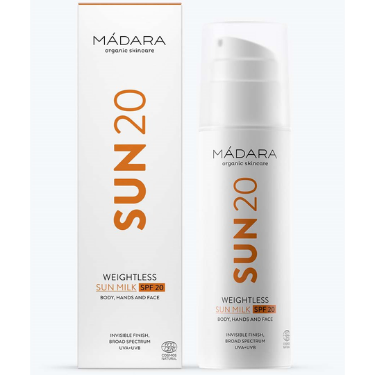 Mádara Mádara Weightless Sun Milk SPF20 150 ml