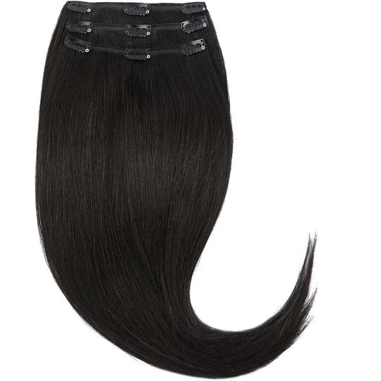 Rapunzel of Sweden Clip-on set 3 pieces 30 cm 1.2 Black Brown