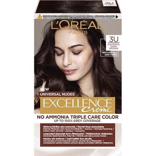 Loreal Paris Excellence Universal Nudes Dark Brown 3U