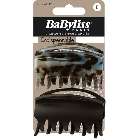 BaByliss Indispensable Krokoklämma Anti-Glid 2 St