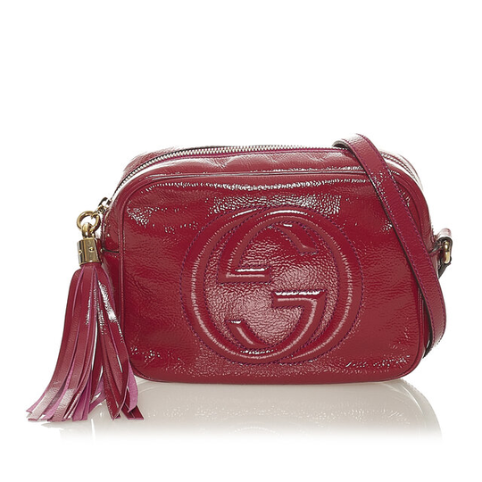 Gucci Soho Disco Patent Leather Crossbody Bag