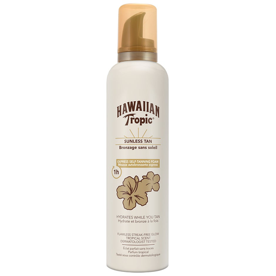 Self-Tanning Foam 1Hr Express, 200 ml Hawaiian Tropic Brun utan sol - Kropp