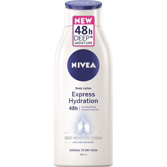 NIVEA Express Moisturising Body Lotion 400 ml