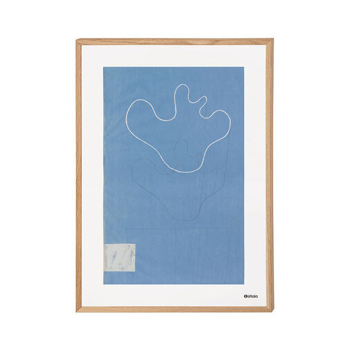 Aalto art poster 50x70cm Sketch blue