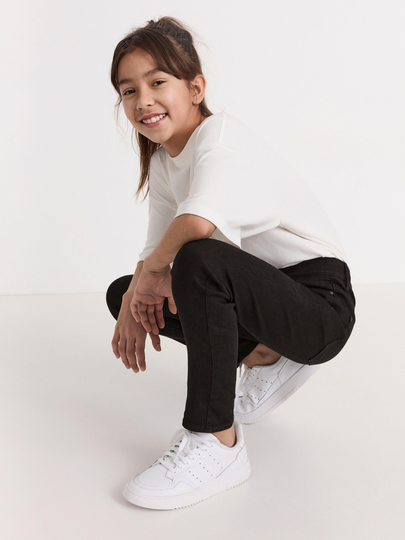 SELMA Slim jeans med hög midja