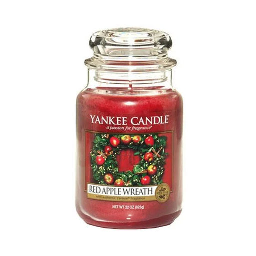 Doftljus, Red Apple Wreath, large