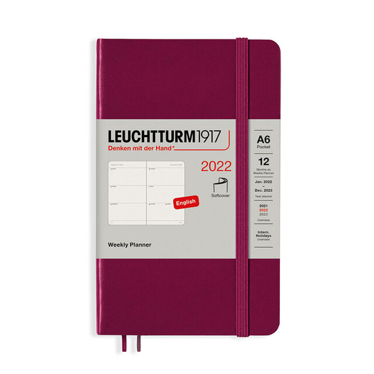 Kalender 2022 A6 Vecka/Uppslag