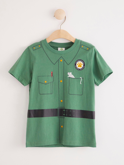 T-shirt med djurvårdartryck